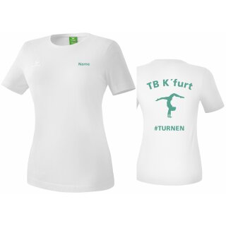 Teamsport T-Shirt Damen weiß