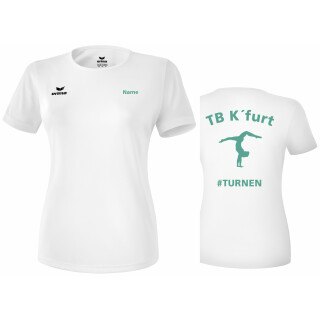 Funktions Teamsport T-Shirt Damen new white 34