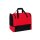SIX WINGS Sporttasche mit Bodenfach rot/schwarz