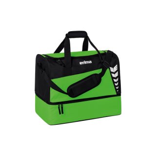 SIX WINGS Sporttasche mit Bodenfach green/schwarz