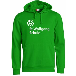 Basic Hoody grün mit großem Logo