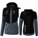 Squad Trainingsjacke mit Kapuze schwarz/slate grey