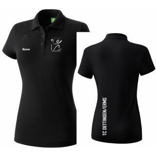 Teamsport Poloshirt schwarz