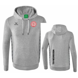 Essential Team Kapuzensweat hellgrau melange/slate grey