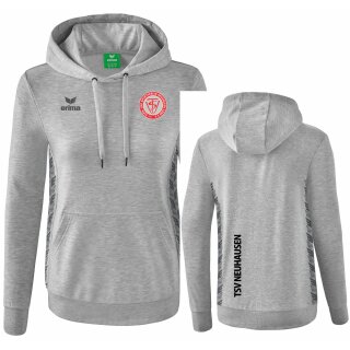 Essential Team Kapuzensweat hellgrau melange/slate grey