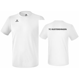 Funktions Teamsport T-Shirt weiß