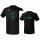 Funktions Teamsport T-Shirt schwarz