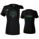 Funktions Teamsport T-Shirt schwarz