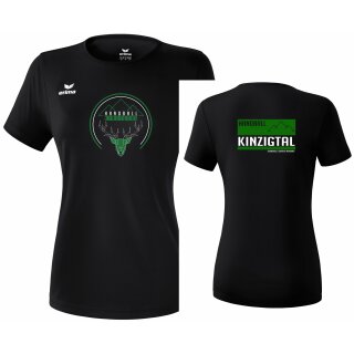 Funktions Teamsport T-Shirt schwarz