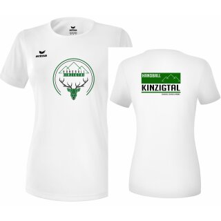 Funktions Teamsport T-Shirt weiß