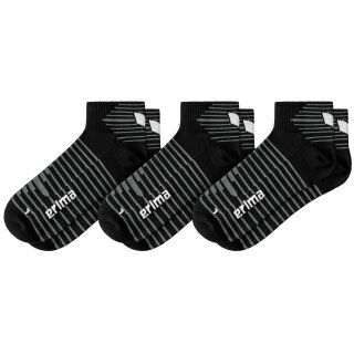 3-Pack Kurzsocken schwarz