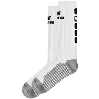 CLASSIC 5-C Socken lang weiß/schwarz